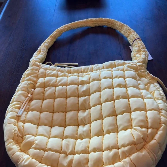 Urban Expressions Yellow Quilted purse new with tags! - Picture 6 of 7